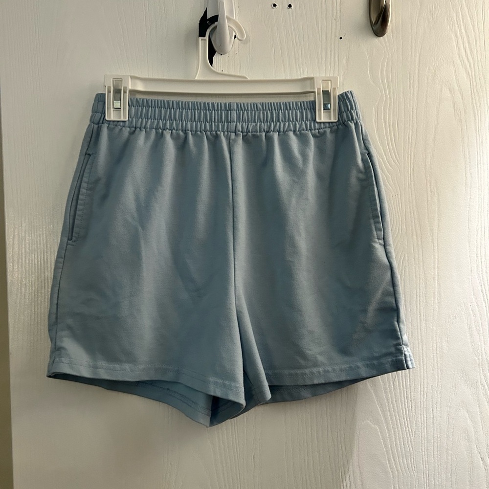 Sky Blue Women's Athletic Shorts